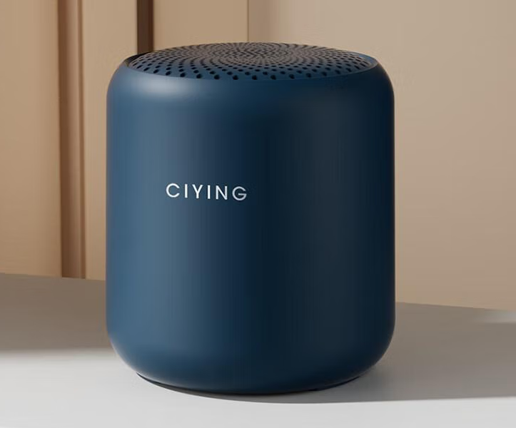 爱贝动听高音质蓝牙音箱户外便携手拿式重低音炮电脑迷你小音响AI智能防水 质感黑智能版 标配
